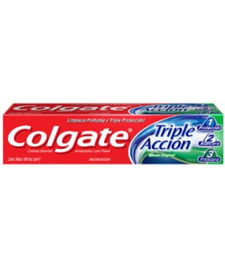 CREMA COLGATE TRIPE ACCION 100G ORIGINAL