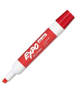 Marcador de pizarra EXPO, color rojo.