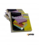 Taco de notas adhesivas PRINTA, 3x3 neon