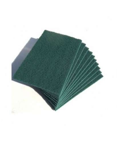 Esponja verde abrasiva