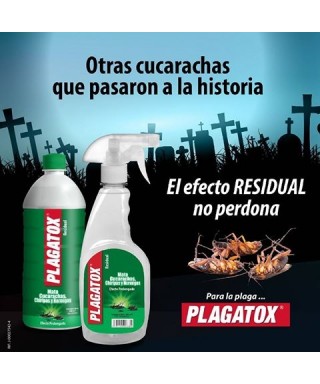 Insecticida Liquido Plagatox 500cc rastreros 1 Pieza