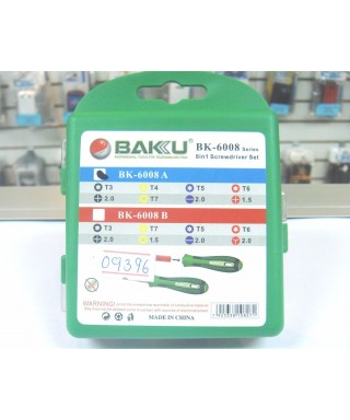 Destornilladores de precision BAKU modelo BK - 6008 8 en 1