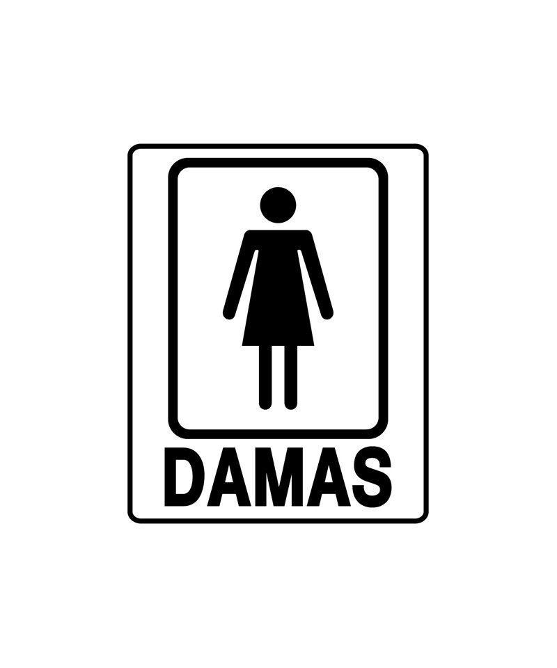 OFFICENET - Señal de seguridad Baño de damas" PQ"