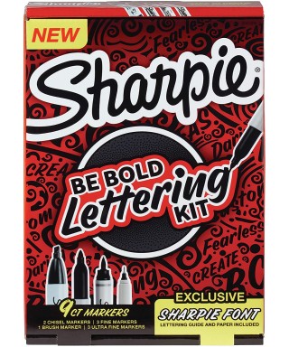 Marcadores para Lettering Sharpie Kit de 9 piezas