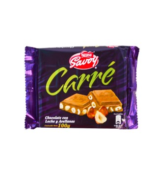 CHOCOLATE CON LECHE Y AVELLANAS SAVOY 100 GR NESTLE