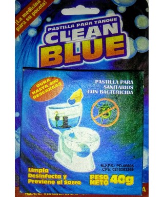 PASTILLAS PARA TANQUES CLEAN BLUE 40 GR