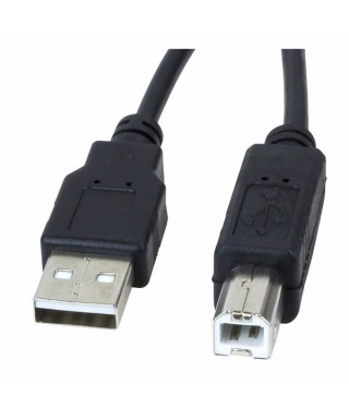 CABLE IMPRESORA ESCANER - USB 2.0AM-BM NEGRO
