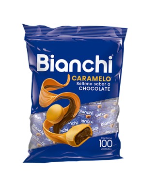 CARAMELO BIANCHI RELLENO DE CHOCOLATE 4GR X UND