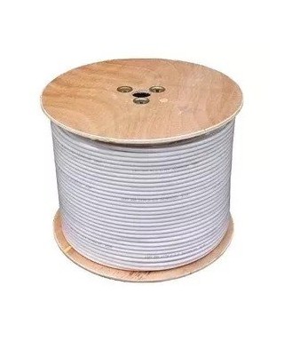 CABLE COAXIAL RG6 DIRECTV INTERCABLE 305 MTS (BLANCO)