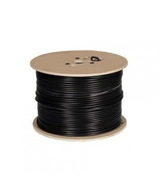 CABLE COAXIAL RG6 DIRECTV INTERCABLE 100 MTS (NEGRO)