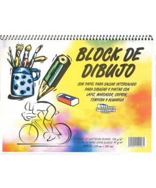 BLOCK DE DIBUJO 18 HOJAS...