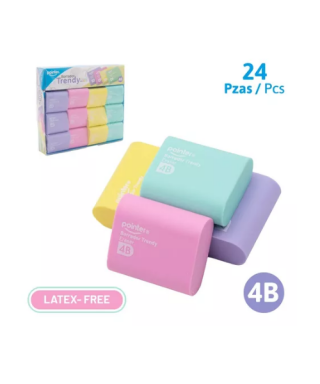 BORRA TRENDY ERASER 4B...