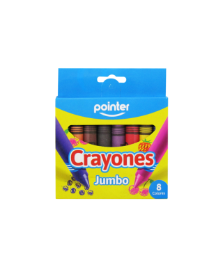 CRAYONES DE CERA JUMBO 8...