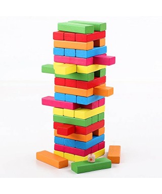 JUEGO DIDACTICO JENGA DE MADERA 51 PCS OFIMAK