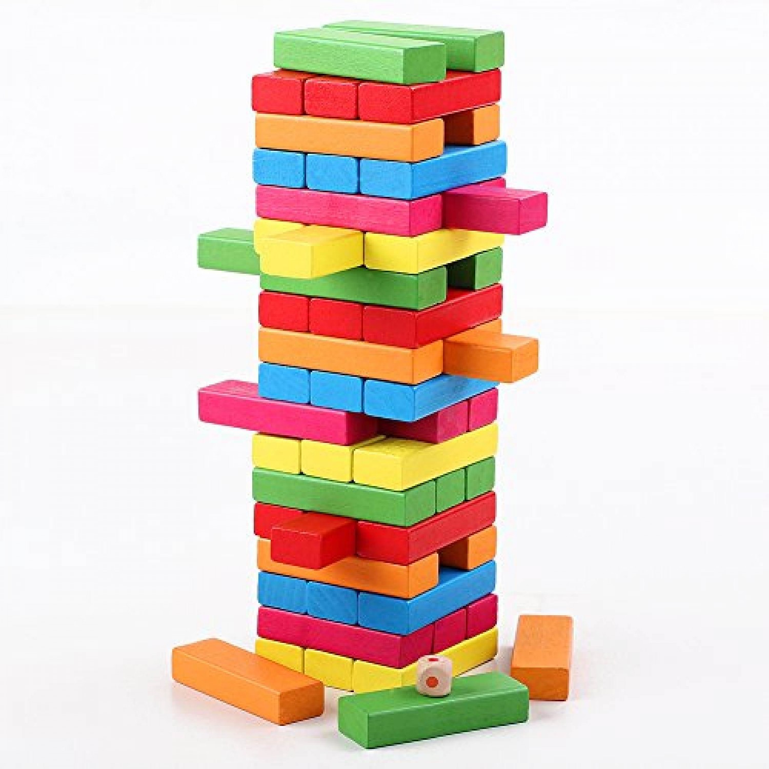 JUEGO DIDACTICO JENGA DE MADERA 51 PCS OFIMAK