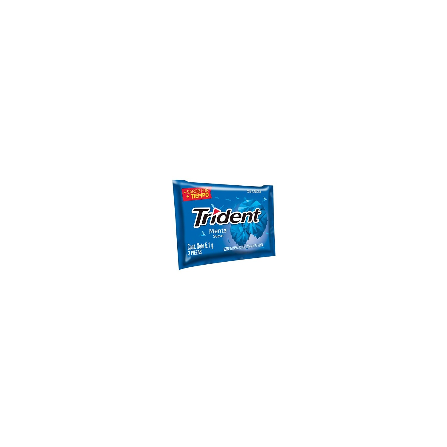 TRIDENT SABOR MENTA SUAVE PQ X 6 UND