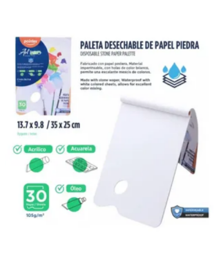 PALETA DESECHABLE DE PAPEL...