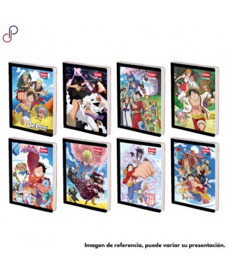 LIBRETA CUADROS ONE PIECE...