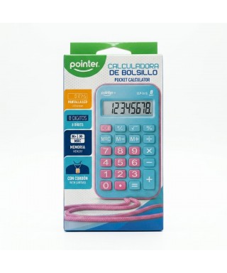CALCULADORA 8 DIG POINTER...