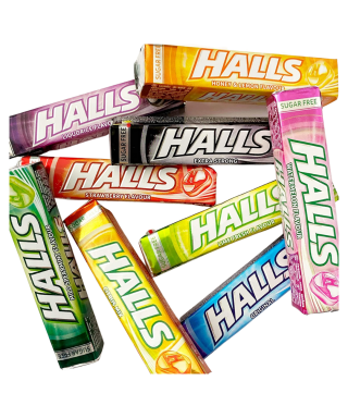 CARAMELOS HALLS MENTOL...