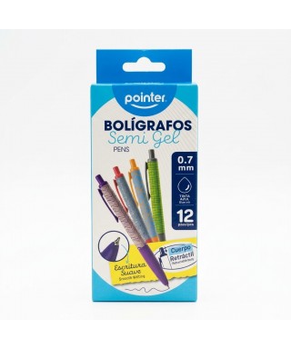 BOLIGRAFO SEMIGEL AZUL...